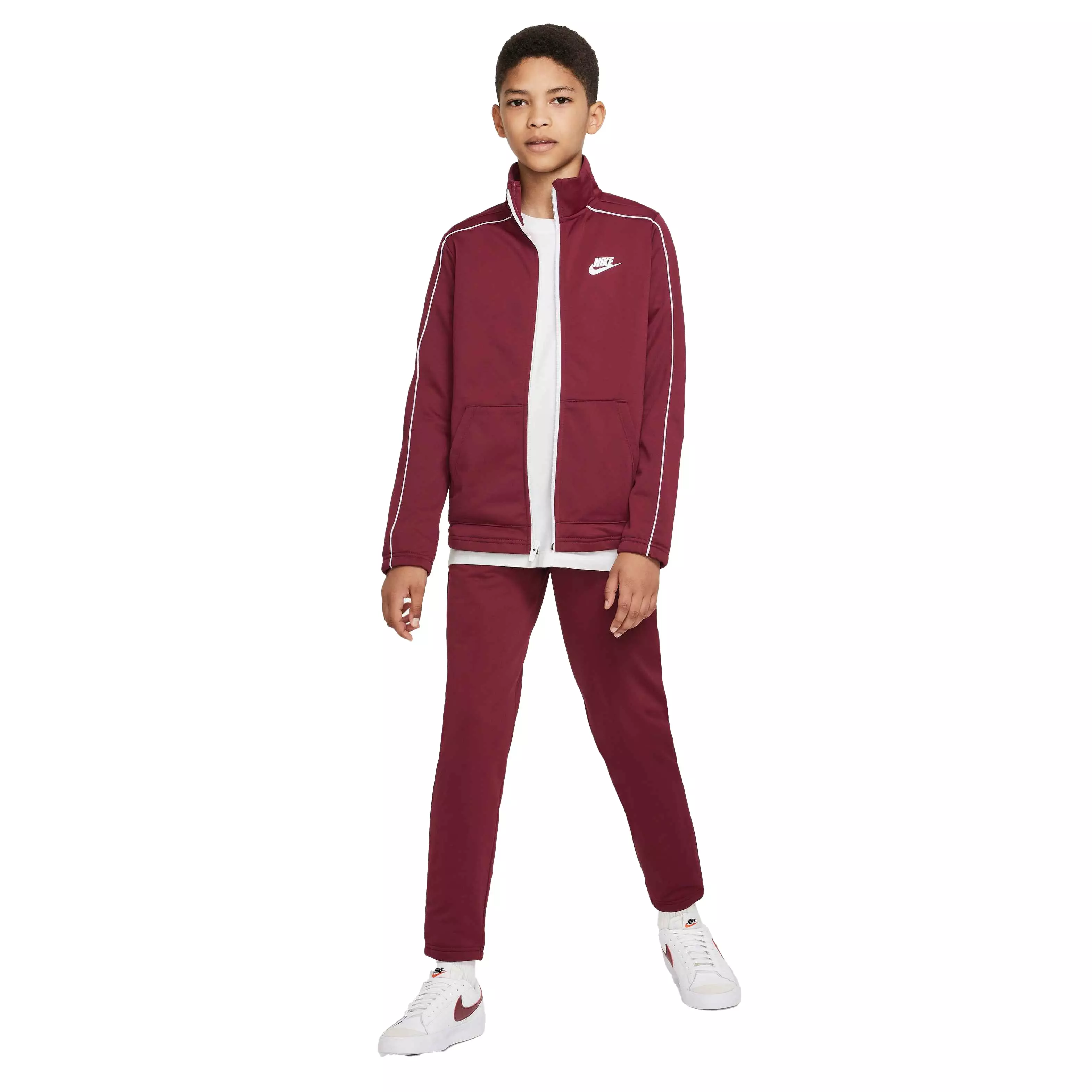 Nike air on sale poly tracksuit junior